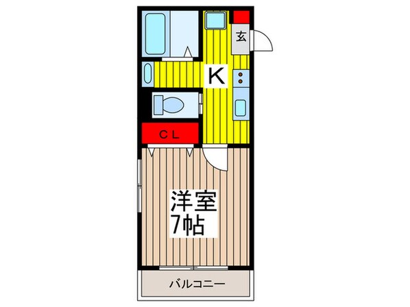 ウエストガ－デン南桜井の物件間取画像